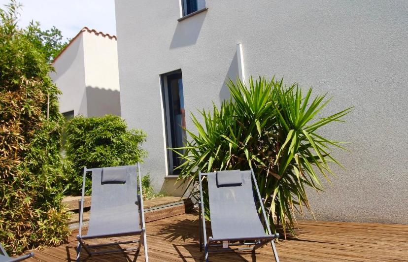 Villa Contemporaine, Jardin Mediterraneen Et Piscine Privee Saint-Jean-Pla-de-Corts ภายนอก รูปภาพ