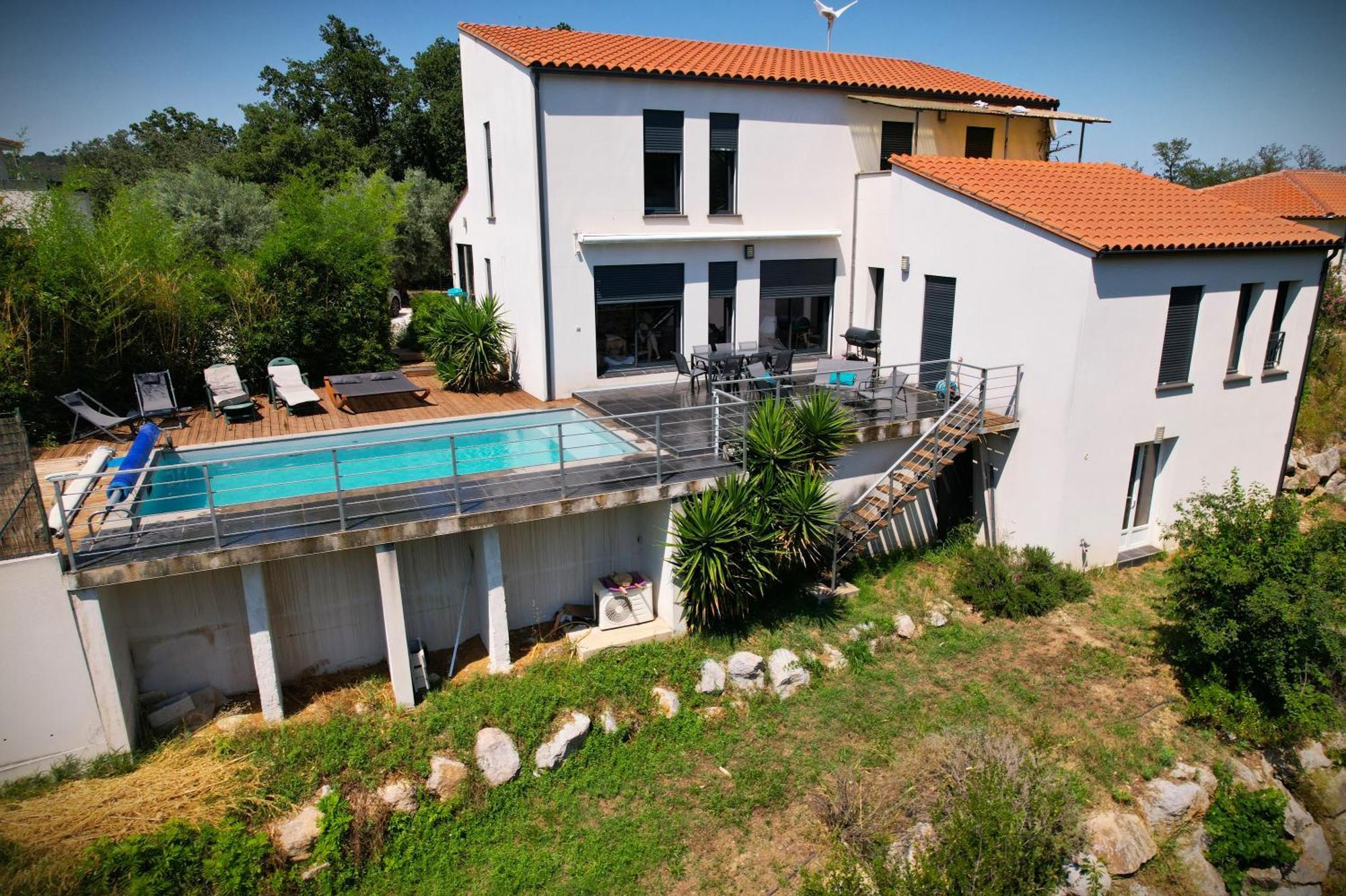 Villa Contemporaine, Jardin Mediterraneen Et Piscine Privee Saint-Jean-Pla-de-Corts ภายนอก รูปภาพ